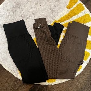 TWO PAIR Gym Shark Vital Seamless leggings